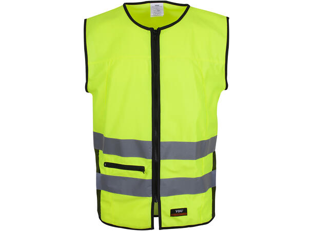 9044 Norrköping Refleksvest NYEL L Refleksvest med glidelås 