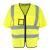 Hafnon Reflex Vest Safety Yel XL/XXL Flammehemmende refleksvest - Unisex 
