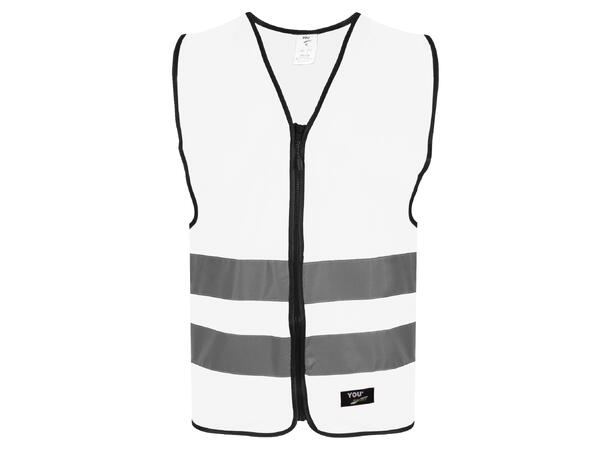 9046 FLEN WHT S Refleksvest 
