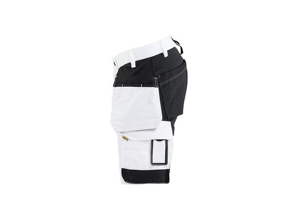 1772 Håndverksshorts stretch WHT C48 Komfortabel, lett malershorts 