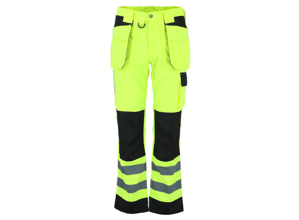 Tellurium Bukser Safety Yel 54 Hi Vis bukse med knepolstring til herre 