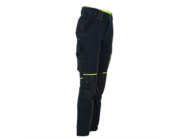 Malamut Pants W Black Beauty 40 Arbeidsbukse m. 4-veis stretch til dame 