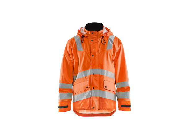 4327 Regnjakke Hivis/Marineblå XS Level 3 Ekstrem Varseljakke 