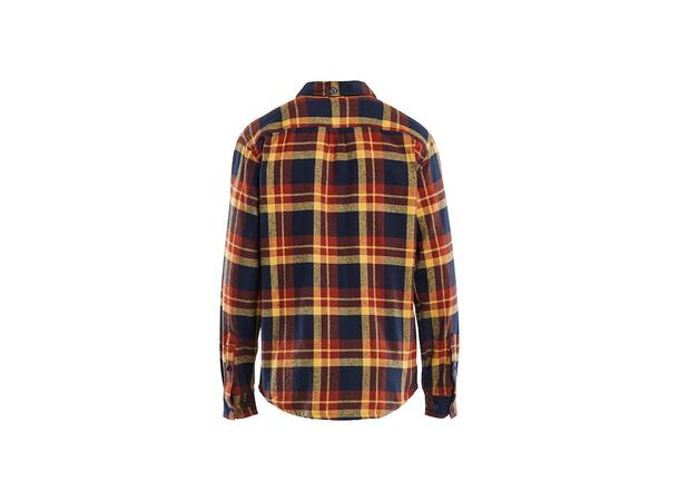 3288 STRIKER Brentrød/Svart XS Flanellskjorte 