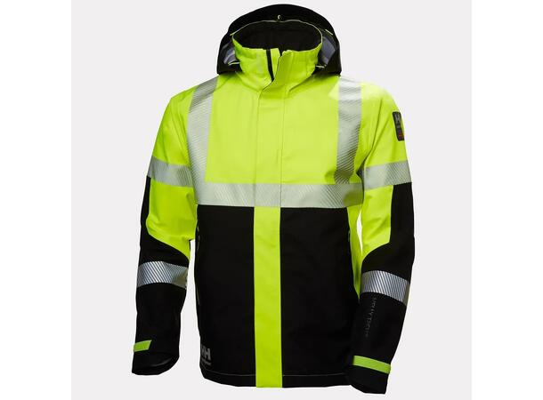 71172 ICU SHELL JACKET NYEL/BLK XS HIVIS vanntett skalljakke 