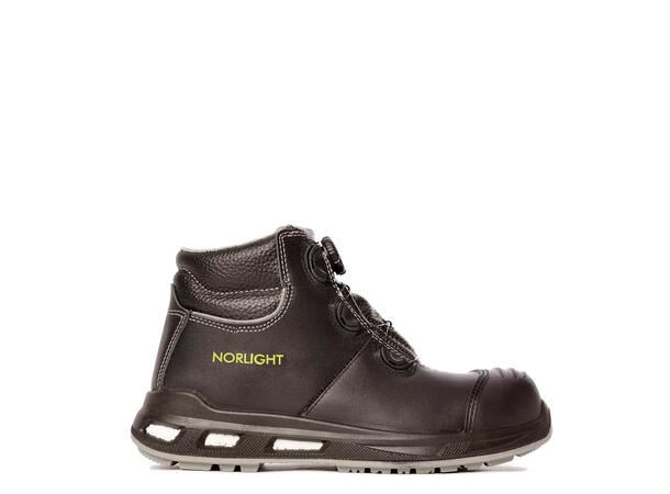 Norlight Verneskolett Xtreme BLK 35 Skinn Høy modell 