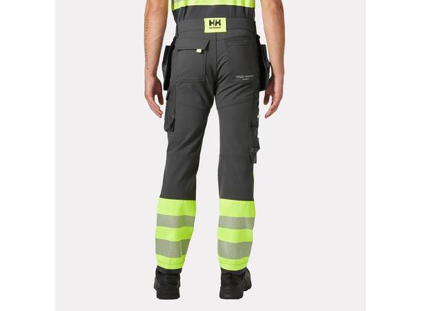 77471 ICU CONS PANT BLK/NYEL C66 Håndverksbukse klasse 1 