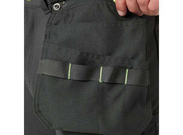 77471 ICU CONS PANT BLK/NYEL C66 Håndverksbukse klasse 1 