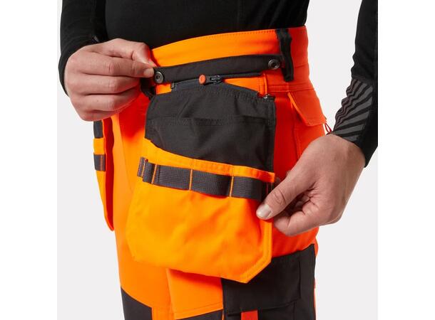 77472 ICU CONS PANT NYEL/BLK C44 Håndverkerbukse klasse 2 