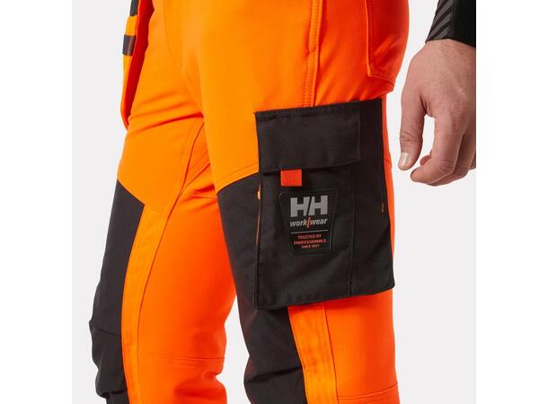 77472 ICU CONS PANT NYEL/BLK C44 Håndverkerbukse klasse 2 