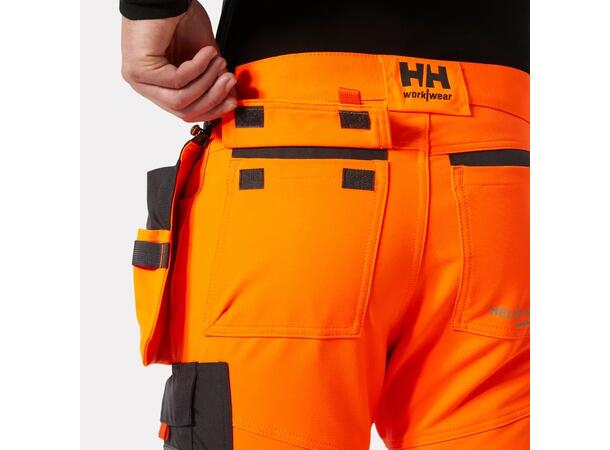 77472 ICU CONS PANT NYEL/BLK C44 Håndverkerbukse klasse 2 