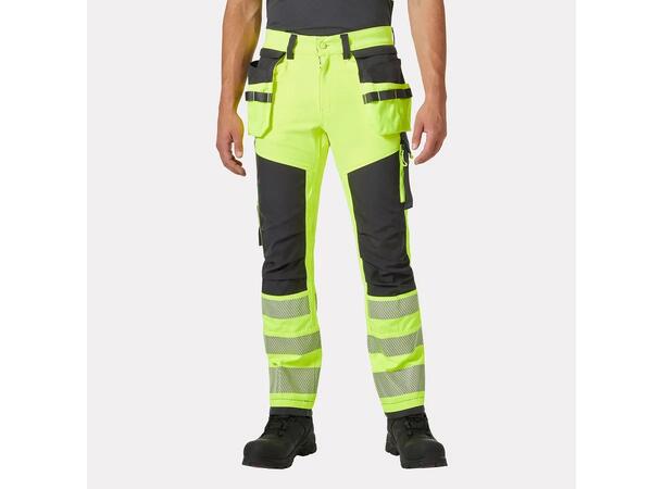 77472 ICU CONS PANT NYEL/BLK C44 Håndverkerbukse klasse 2 