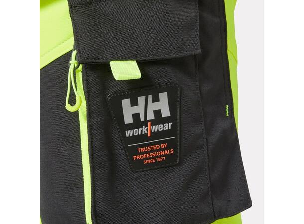 77472 ICU CONS PANT NYEL/BLK C44 Håndverkerbukse klasse 2 