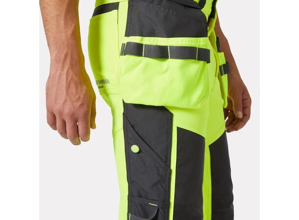 77472 ICU CONS PANT NYEL/BLK C44 Håndverkerbukse klasse 2 