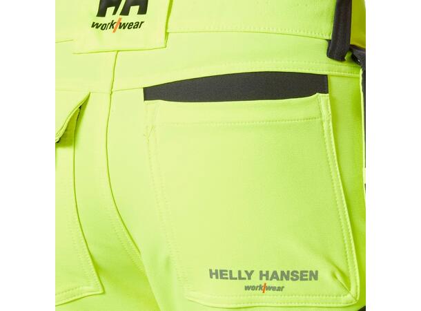 77472 ICU CONS PANT NYEL/BLK C44 Håndverkerbukse klasse 2 