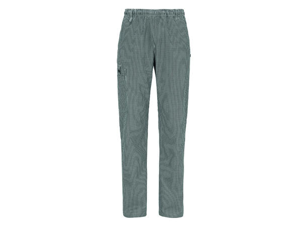Kokkebukse Unisex BLK/WHT XS Kokkebukse med praktiske lommer 