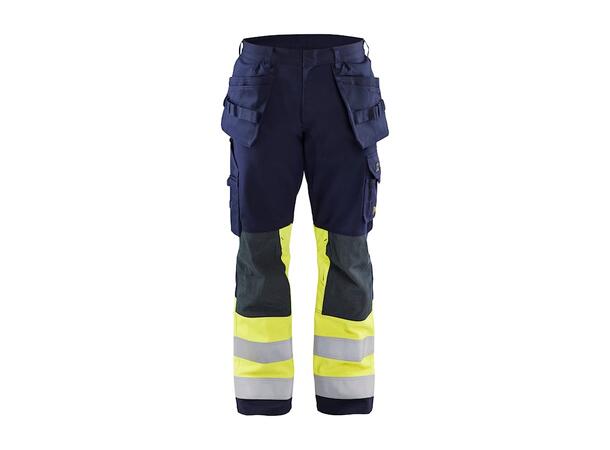 7081 Håndv.bukse Multinorm W Mar/Hvi C34 
