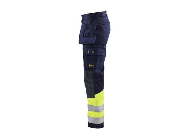 7081 Håndv.bukse Multinorm W Mar/Hvi C34 