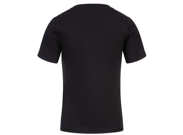 Linn Tee Dame T-Skjorte Black XS 95% ORGANIC COTTON, 5% SPANDEX 