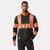 79274 ICU ZIP SWEATSHIRT BLK/NYEL XS HIVIS genser med glidelås 
