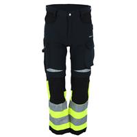 Bismuth Roofpant Kl.1 FR ZP Black 44 Flammehemmende arbeidsbukse